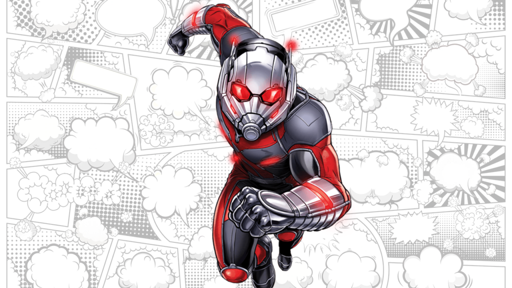 homem formiga para colorir