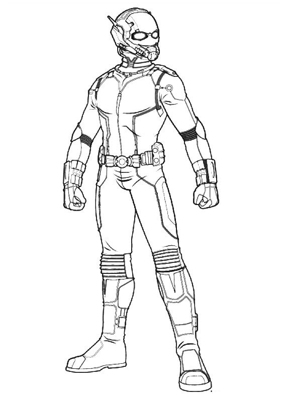 homem formiga para colorir 12