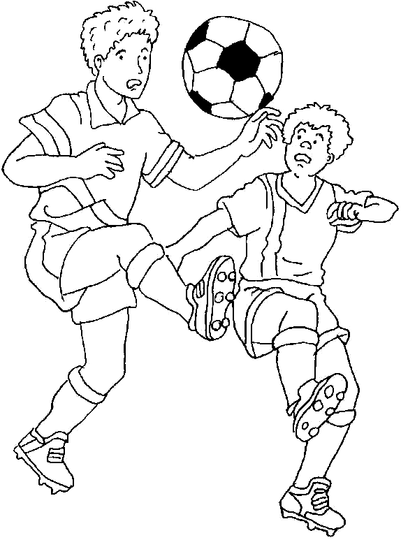 ▷ Desenhos de Futebol para colorir