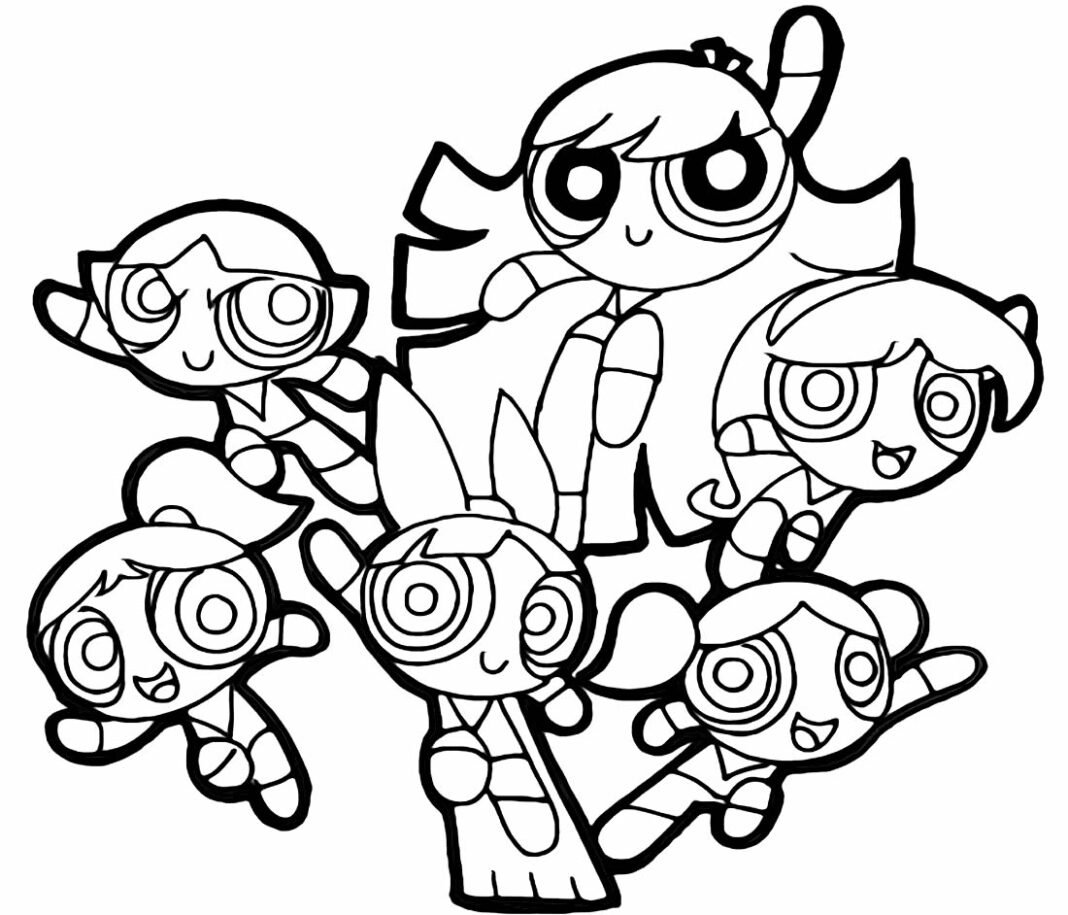 Desenhos das Meninas Super Poderosas para Colorir e Imprimir