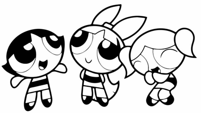 Desenhos das Meninas Super Poderosas para Colorir e Imprimir