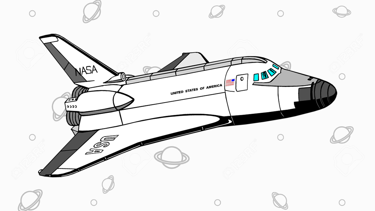 Desenhos de Naves Espaciais para Colorir e Imprimir