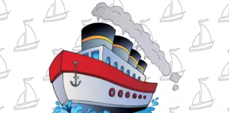 Desenhos de Navio para Colorir e Imprimir navio para colorir