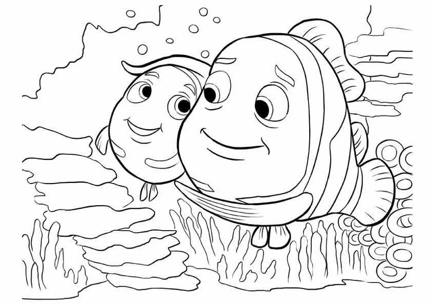 nemo para colorir imprimir