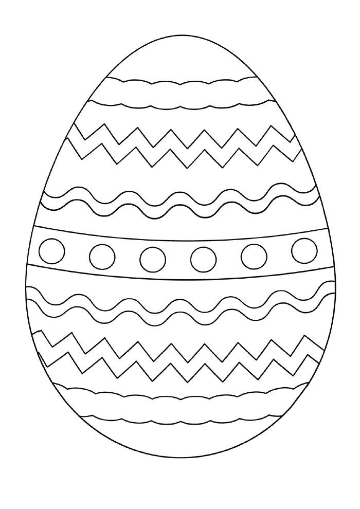 ovo de pascoa para colorir com listras