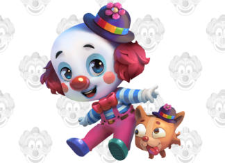 palhaco para colorir