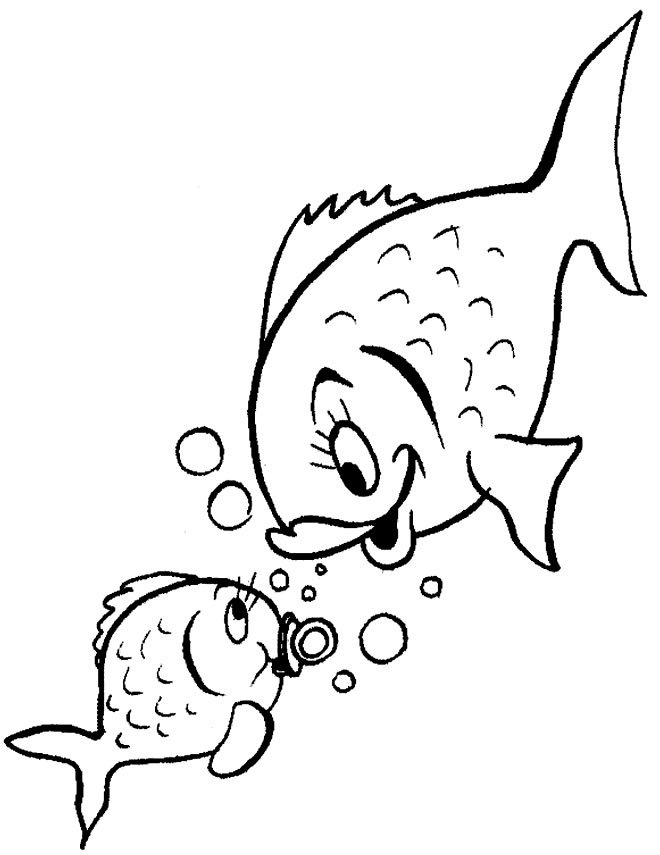 peixinhos para colorir 2