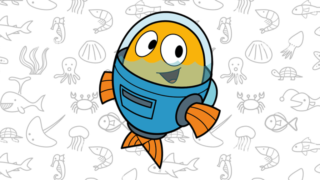 peixonauta para colorir
