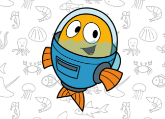 peixonauta para colorir