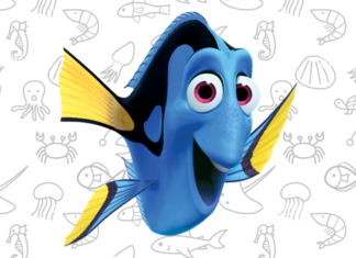 procurando dory para colorir