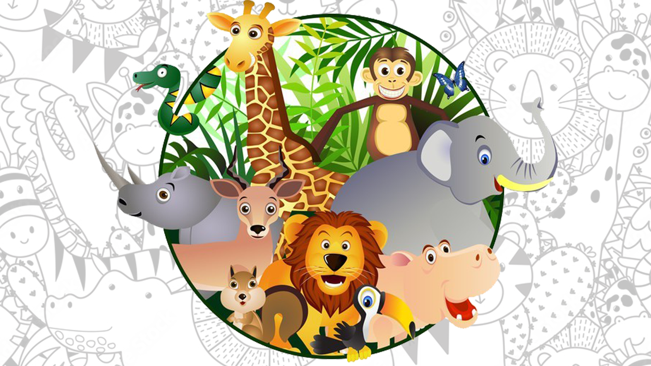 Desenhos de Safari para imprimir e colorir - Pinte Online