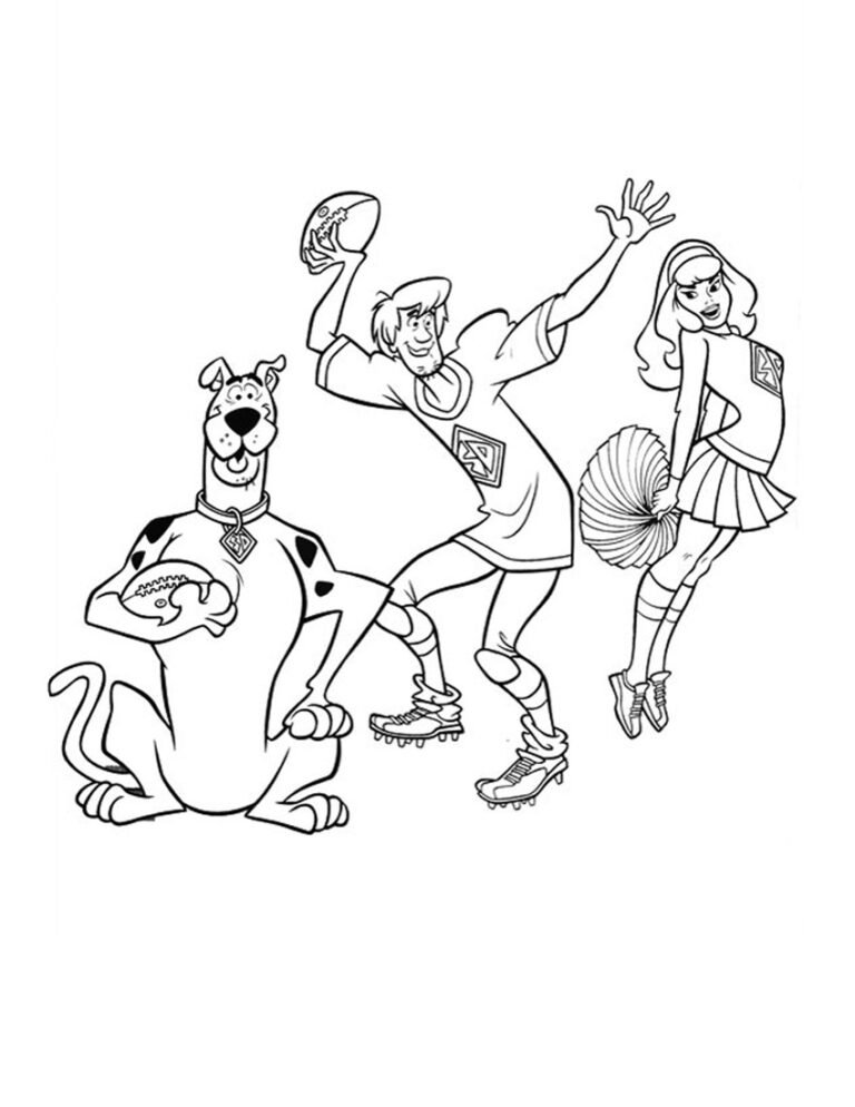 Desenhos do Scooby Doo para Colorir e Imprimir