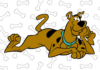 scooby doo para colorir