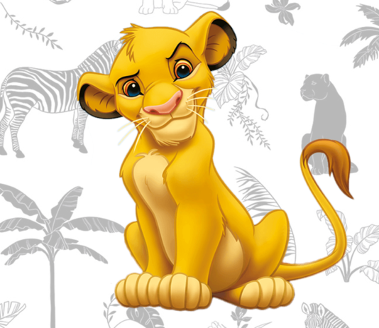 simba para colorir