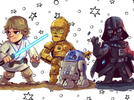 star wars para colorir