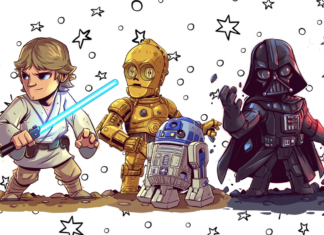 star wars para colorir