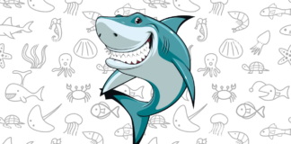 Desenhos de Tubarão para Colorir e Imprimir tubarao para colorir