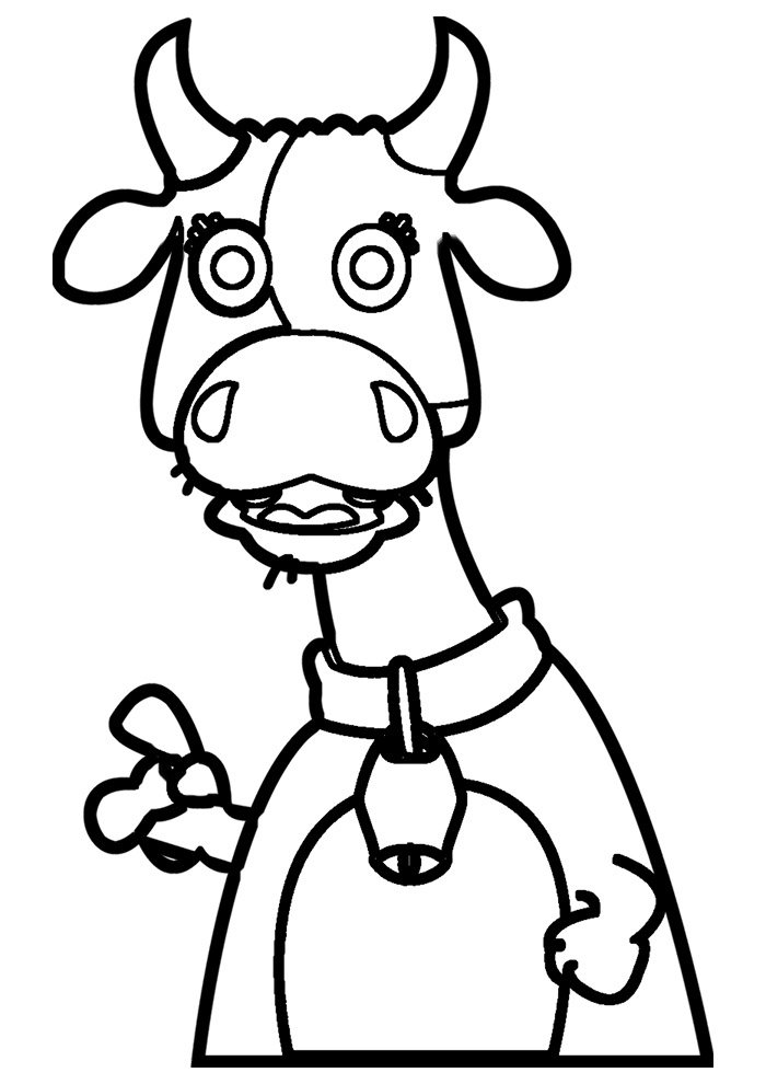 vaca para colorir 24 vaca para colorir 24