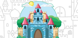 Desenhos de Castelo para Colorir e Imprimir castelo para colorir
