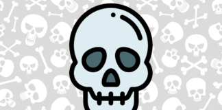 Desenhos de Caveira para Colorir e Imprimir caveira para colorir