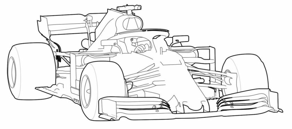 desenho de ferrari para colorir 5