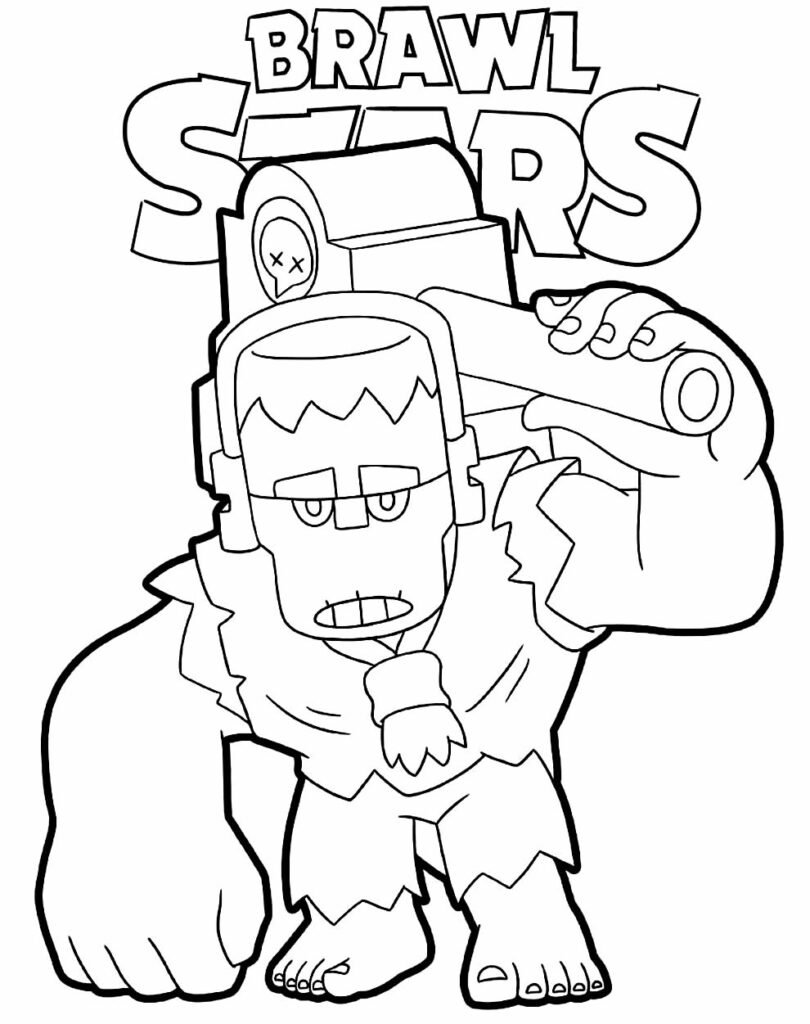 desenho do brawl stars para pintar 1