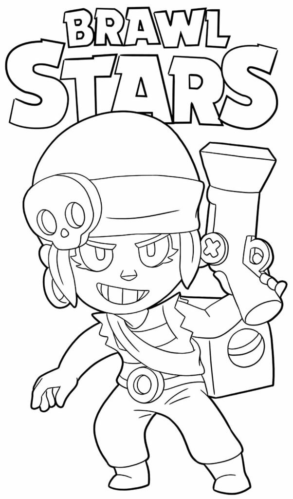 desenho do brawl stars para pintar 2