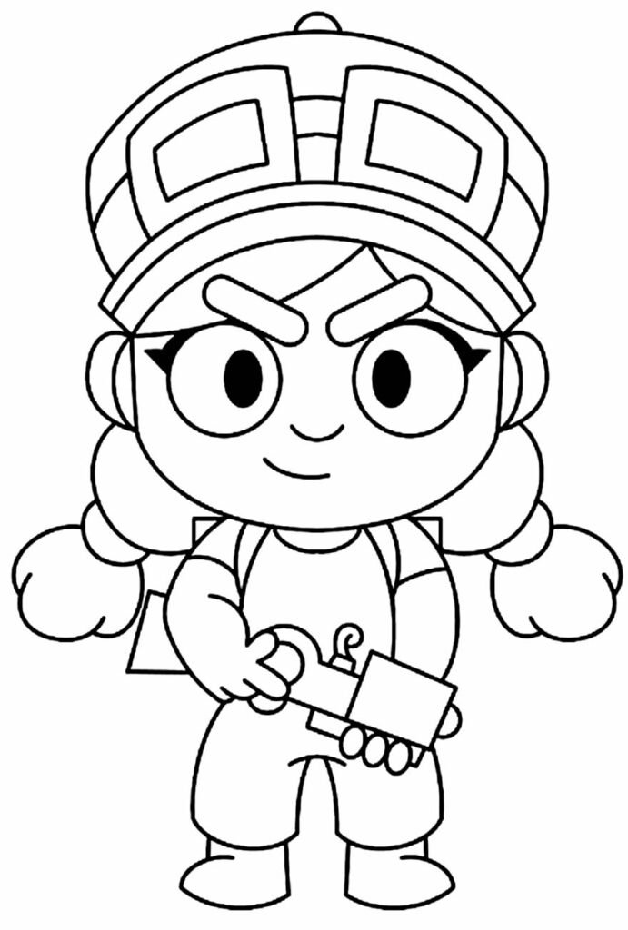 desenho do brawl stars para pintar 4