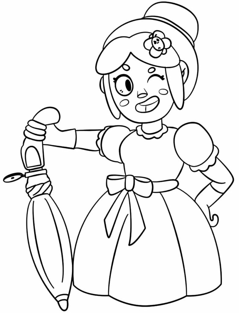 desenho do brawl stars para pintar 5