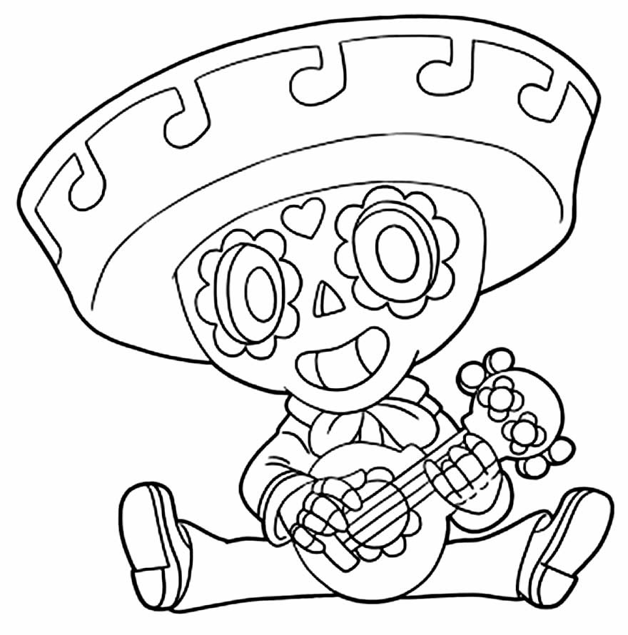 desenho do brawl stars para pintar 6