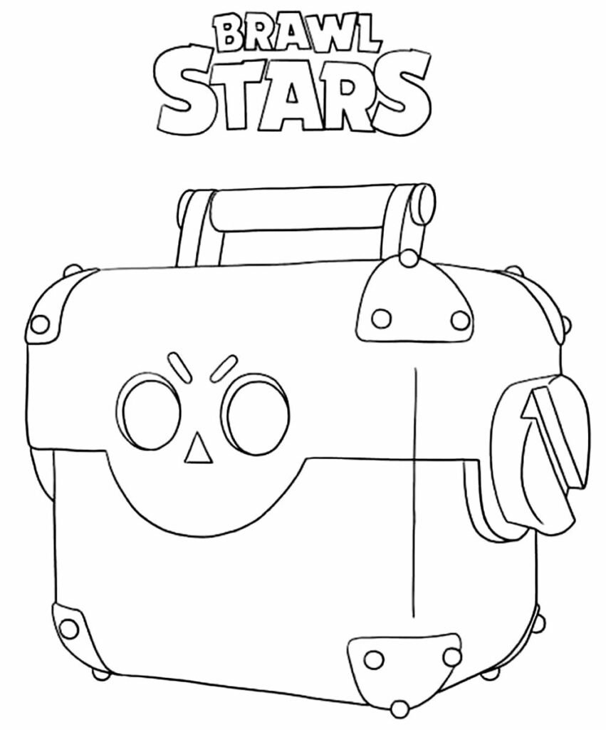 desenho do brawl stars para pintar 7