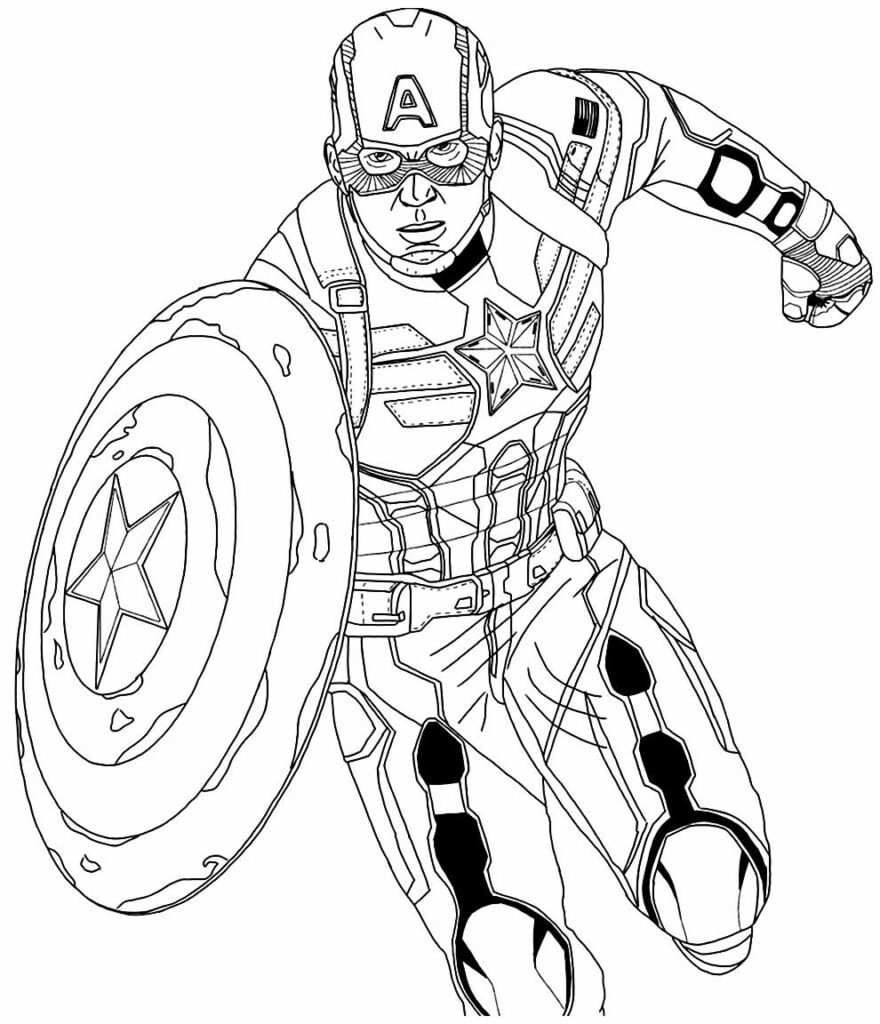 desenho do capitao america 7 desenho do capitao america 7
