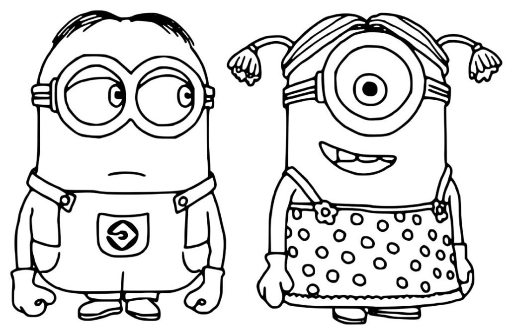 desenho dos minions 2