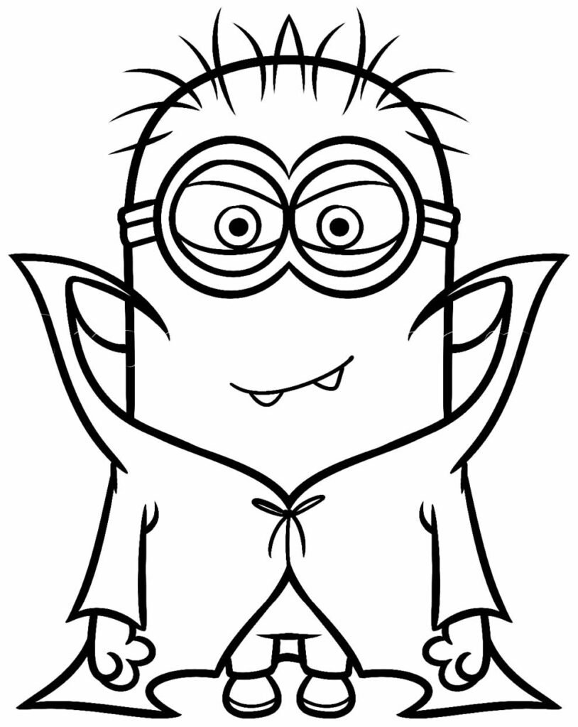 desenho dos minions 3