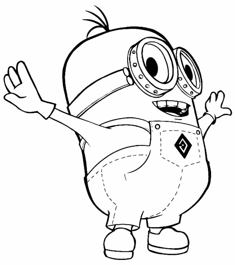 desenho dos minions 5