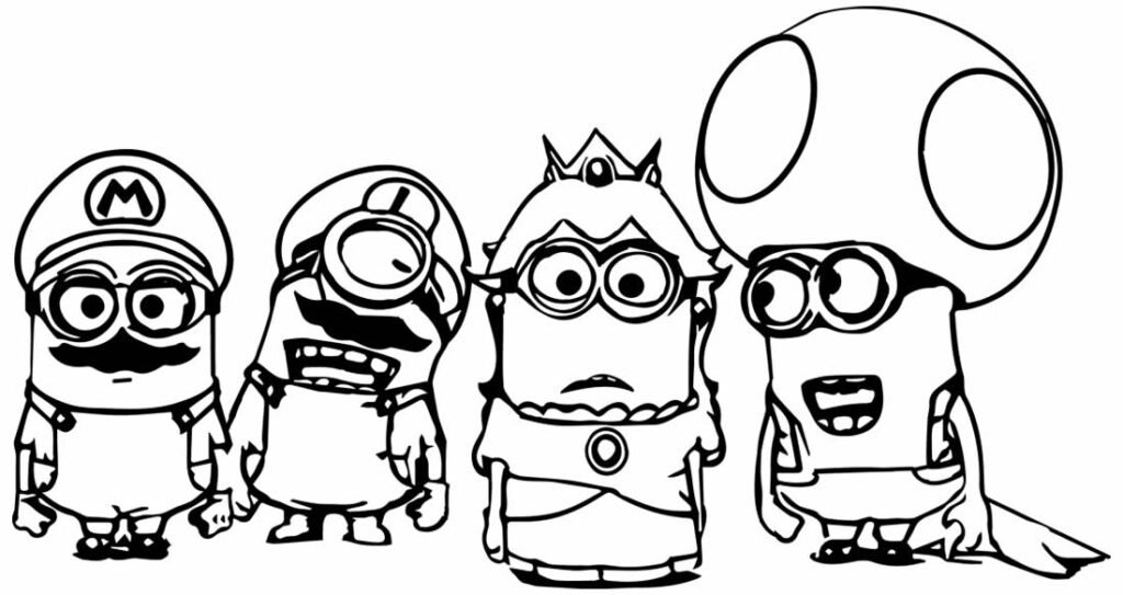 desenho dos minions 8