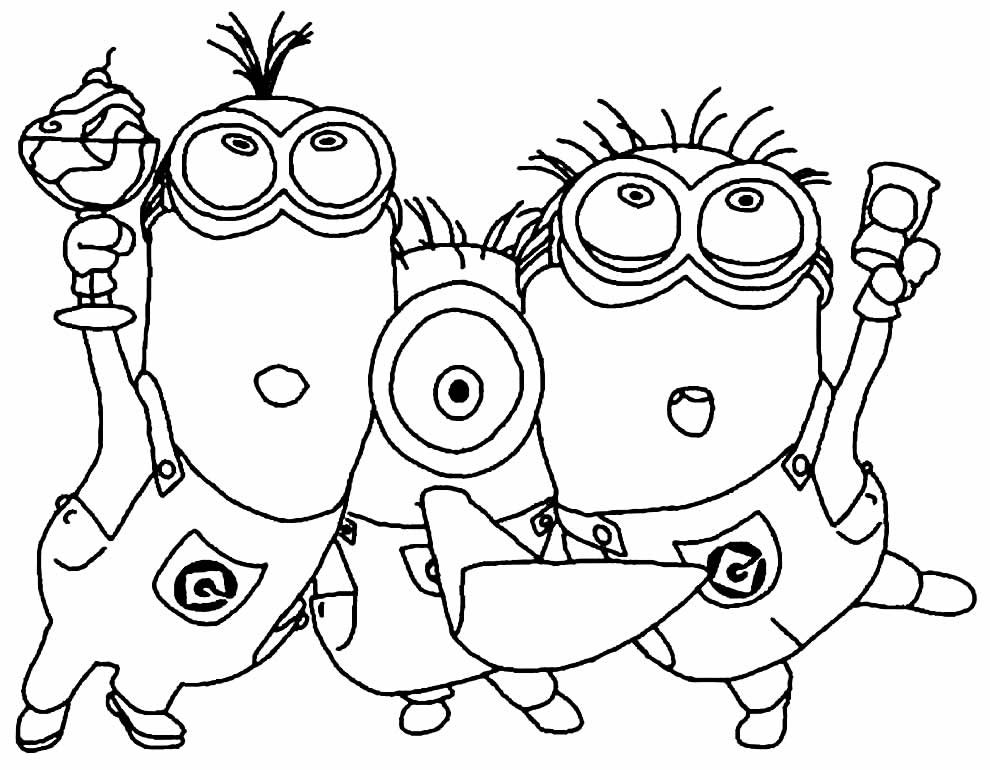 desenho dos minions 9