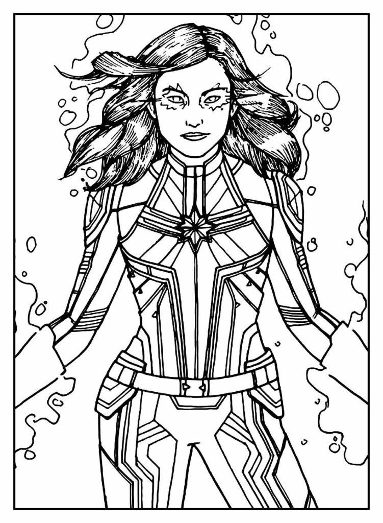 desenhos da capita marvel para colorir 12 desenhos da capita marvel para colorir 12