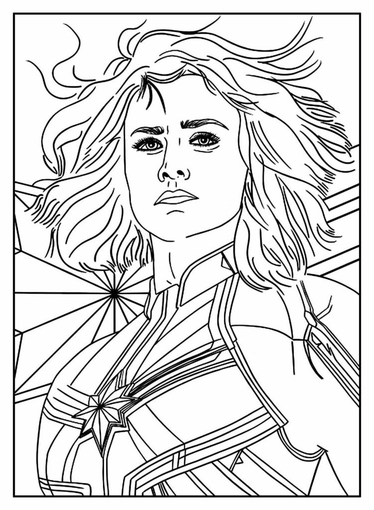 desenhos da capita marvel para colorir 13 desenhos da capita marvel para colorir 13