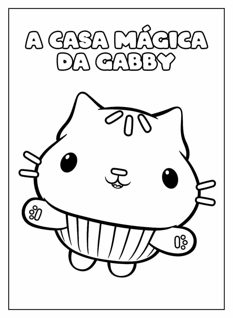 desenhos da casa magica da gabby para colorir 12