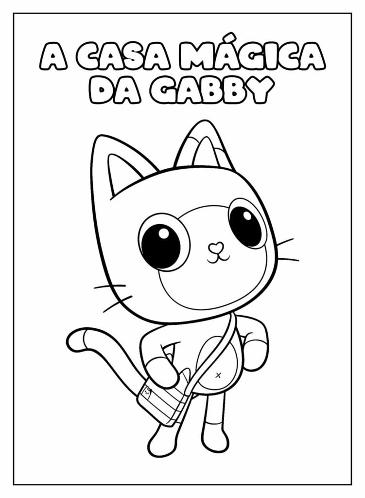 desenhos da casa magica da gabby para colorir 3