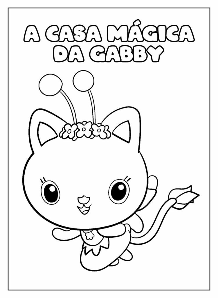 desenhos da casa magica da gabby para colorir 34