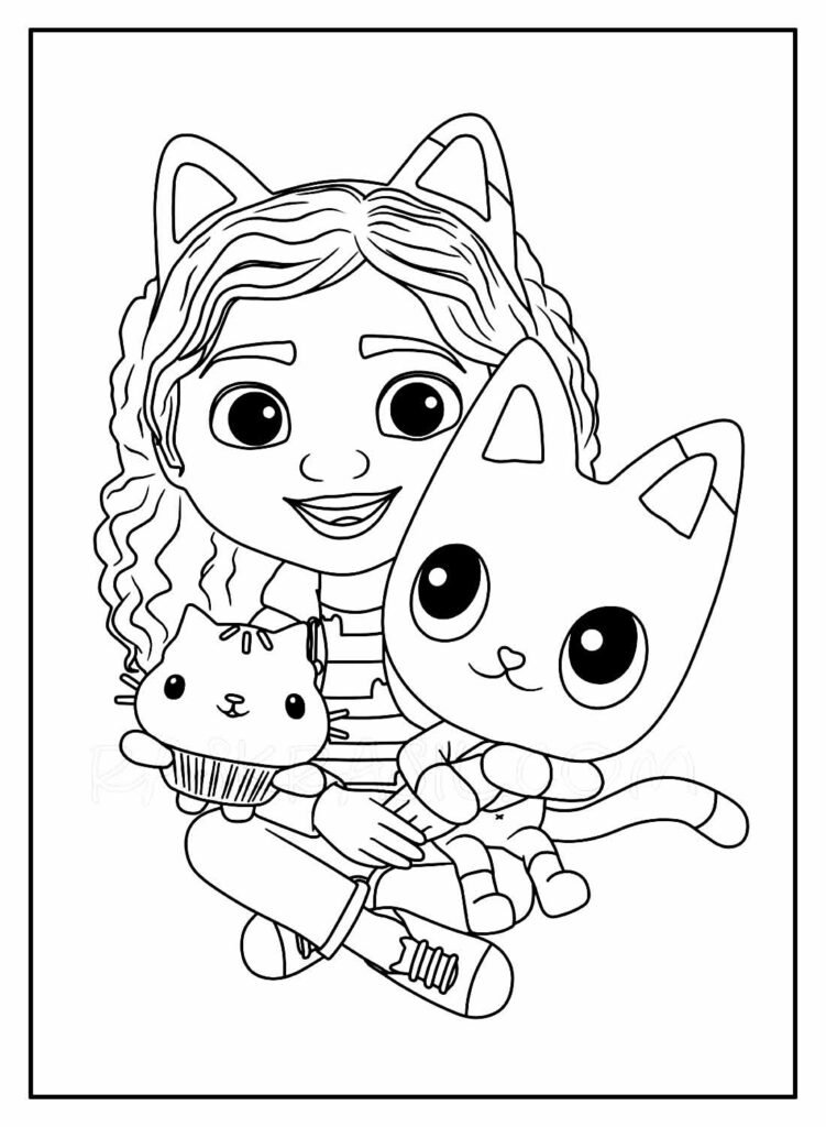 desenhos da casa magica da gabby para colorir 37