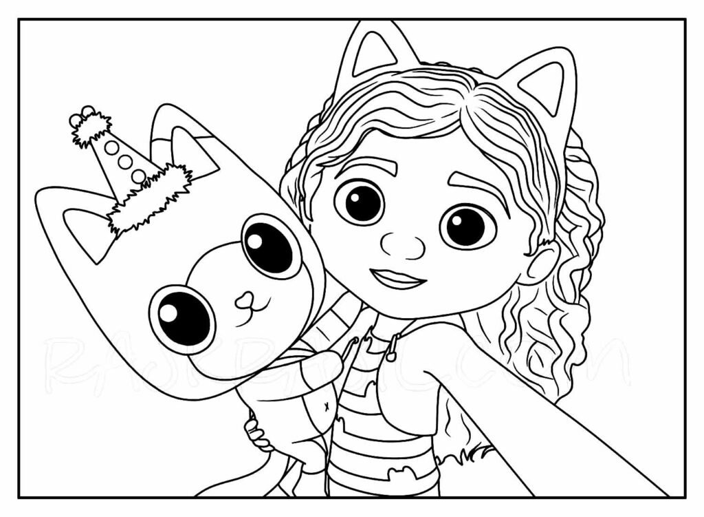 desenhos da casa magica da gabby para colorir 41