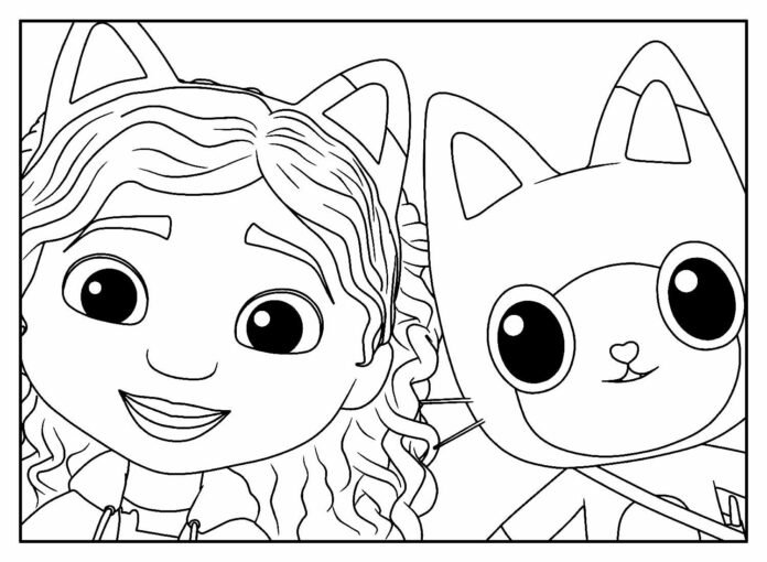 Desenhos da Casa Mágica da Gabby para Colorir e Imprimir - Aprender a ...