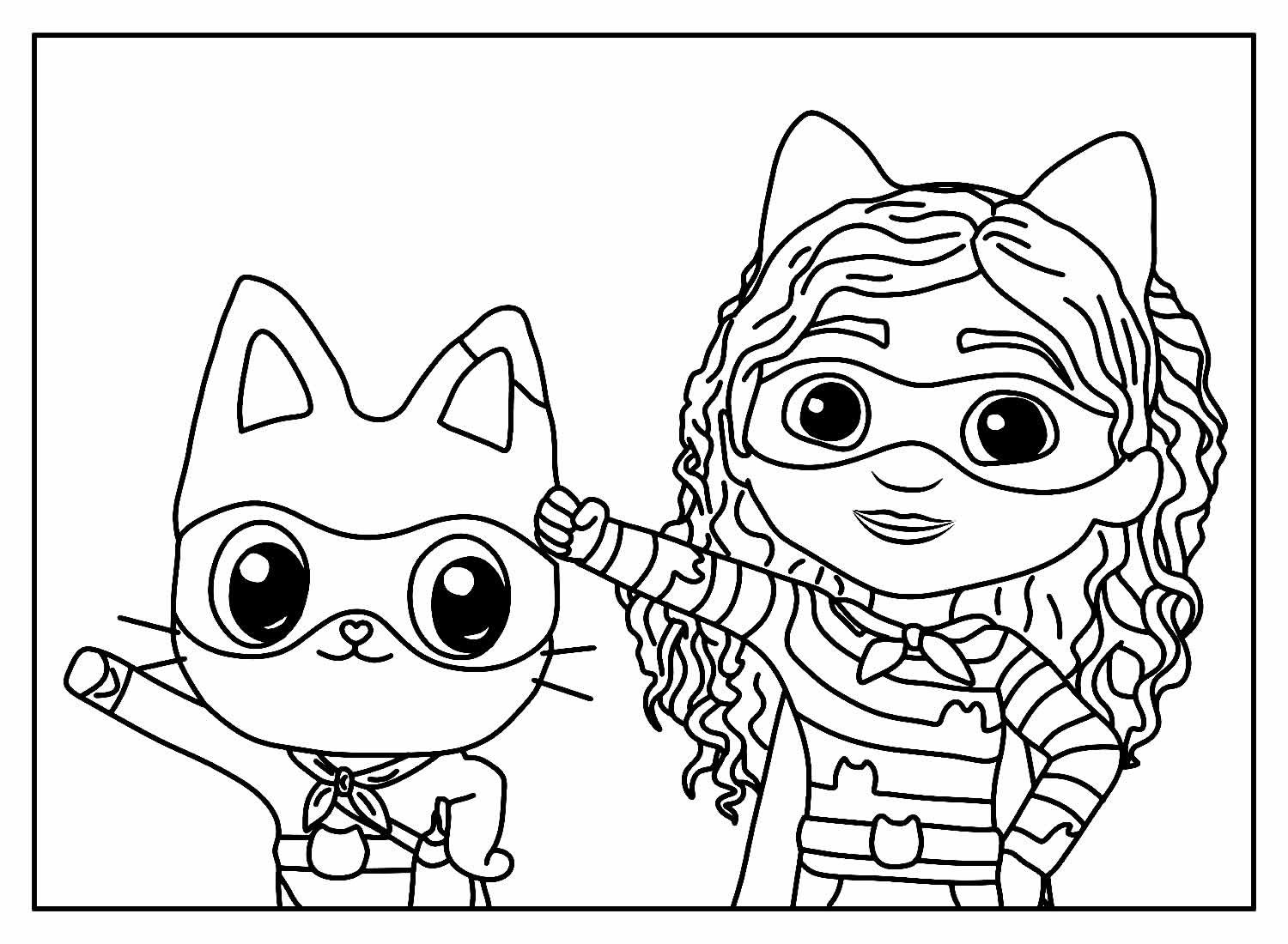Desenhos da Casa Mágica da Gabby para Colorir e Imprimir - Aprender a ...