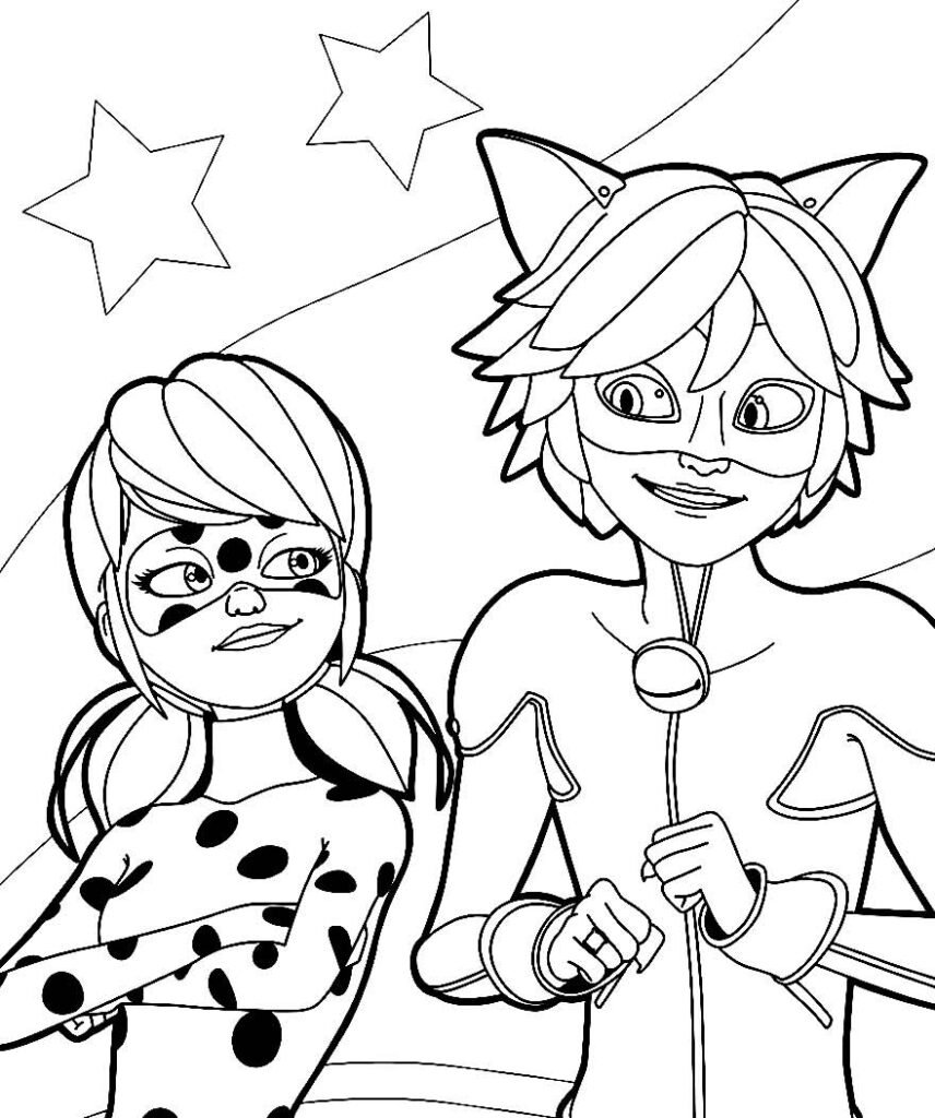 desenhos da ladybug e cat noir 4