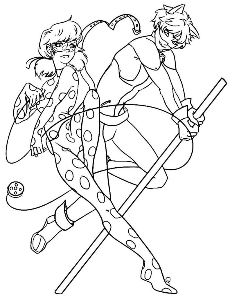 desenhos da ladybug e cat noir 7