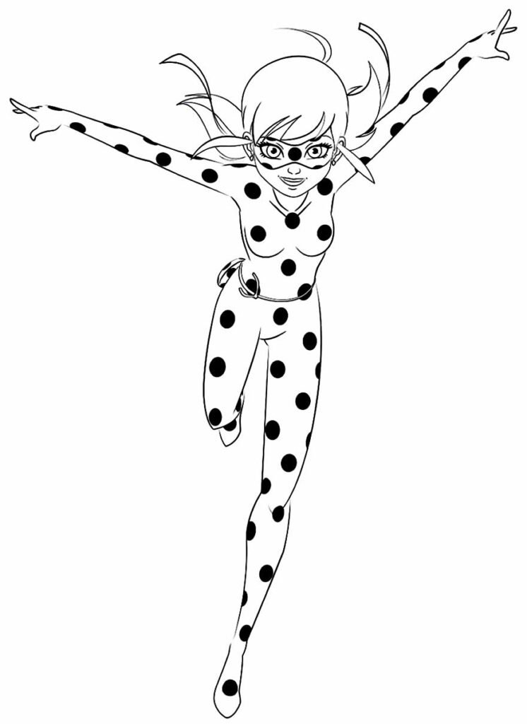 desenhos da ladybug para pintar e colorir 2