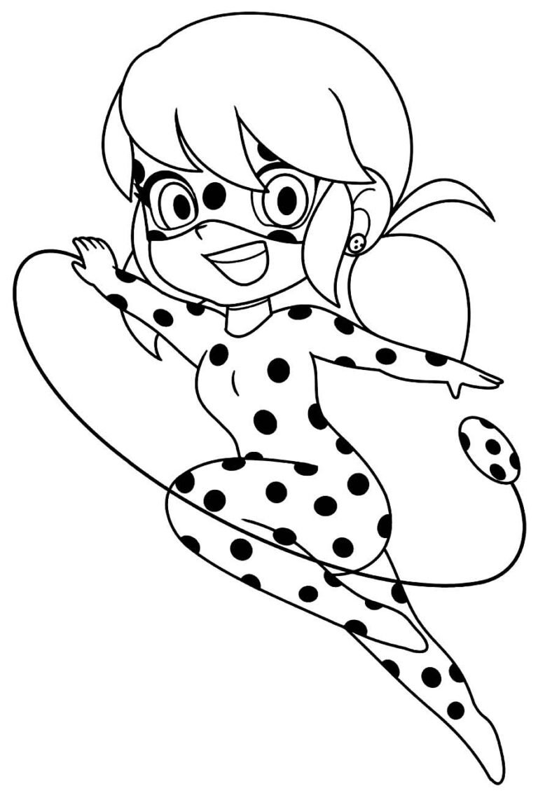Desenhos da Ladybug para Colorir e Imprimir - Aprender a Desenhar